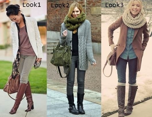 Lecciones de estilo: qué usar botas altas con tacones bajos