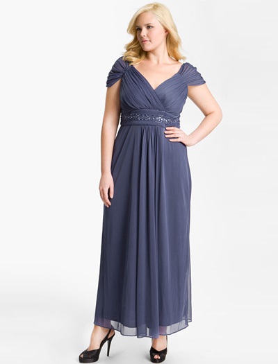 Hermosos vestidos de noche para mujeres gordas