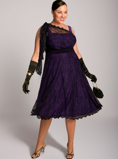 Hermosos vestidos de noche para mujeres gordas
