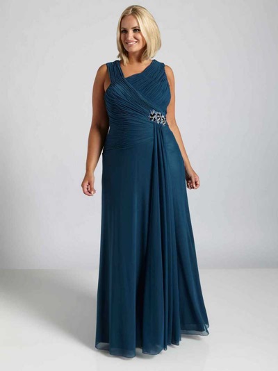 Hermosos vestidos de noche para mujeres gordas