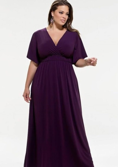 Hermosos vestidos de noche para mujeres gordas