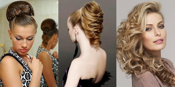 Ideas de peinados de noche con sus propias manos sobre el cabello largo