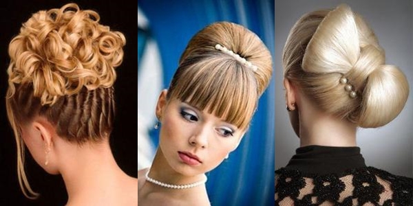 Ideas de peinados de noche con las manos en el pelo medio