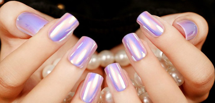 Manicura "Espejo" - tendencia otoño-2016