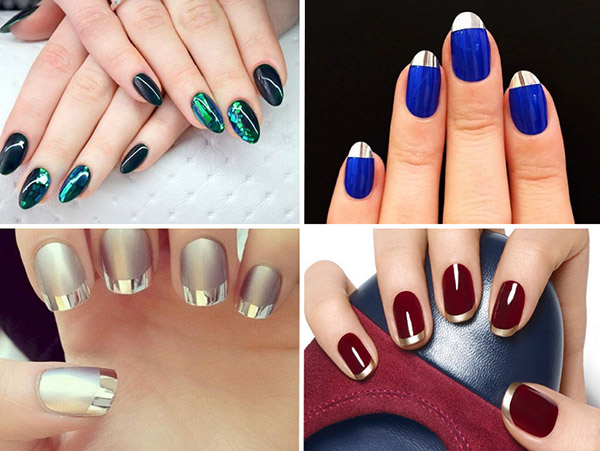 Manicura "Espejo" - tendencia otoño-2016