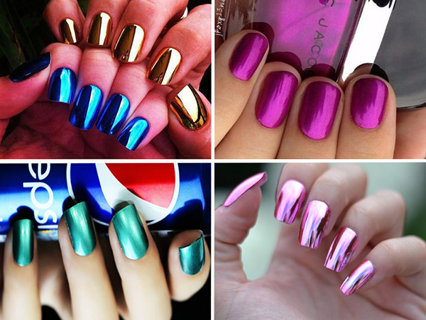Manicura "Espejo" - tendencia otoño-2016