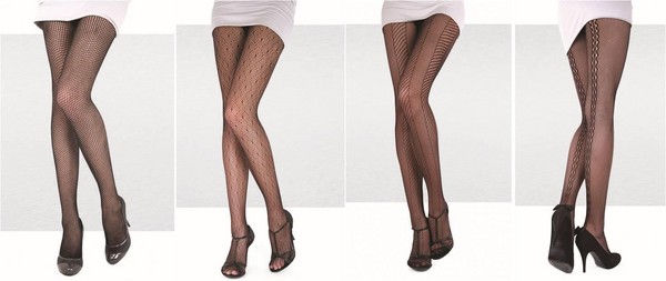 Piernas femeninas en medias - 2016: revisión de la foto
