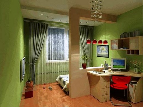 Dividimos la habitación en dos zonas