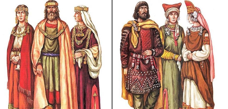 Ropa antigua de Rus