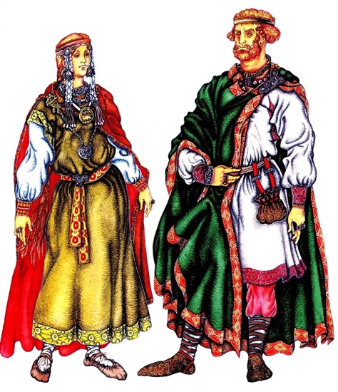 Ropa antigua de Rus