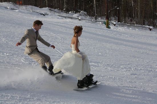Ideas para una sesión de fotos de boda en el invierno