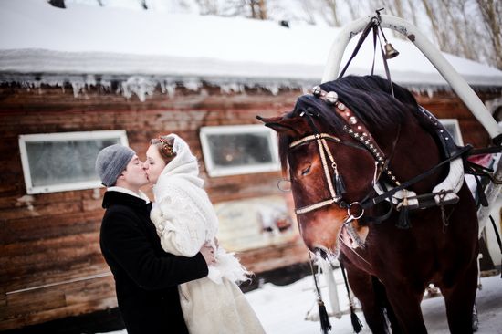 Ideas para una sesión de fotos de boda en el invierno