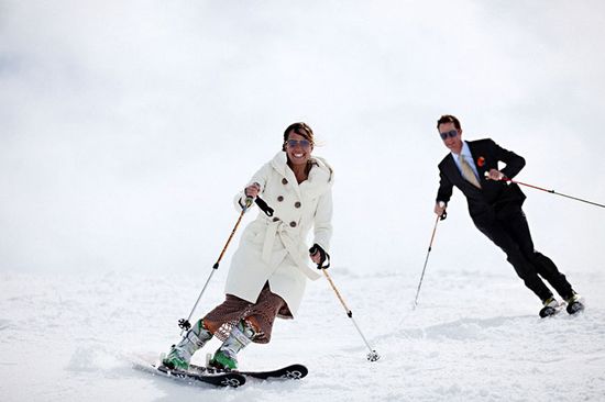 Ideas para una sesión de fotos de boda en el invierno