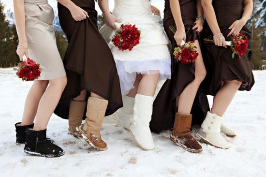 Ideas para una sesión de fotos de boda en el invierno