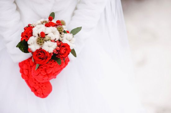 Ideas para una sesión de fotos de boda en el invierno