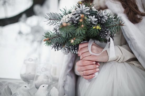 Ideas para una sesión de fotos de boda en el invierno