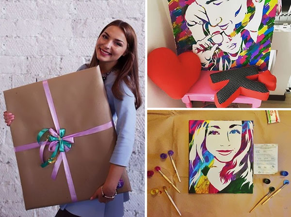 Idea para las vacaciones: una imagen inusual Stick Art