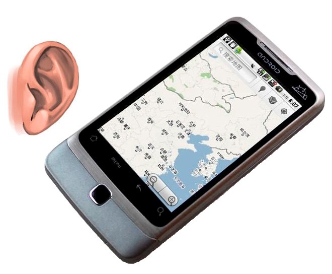 oreja y teléfono