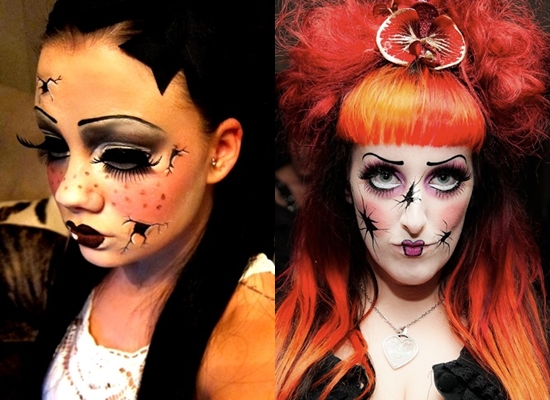 Cómo pintar una cara en Halloween en casa, foto