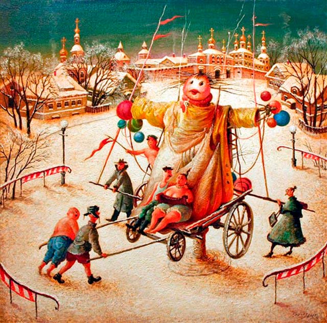 Cómo dibujar Shrovetide? Dibuja unas vacaciones de primavera con los niños
