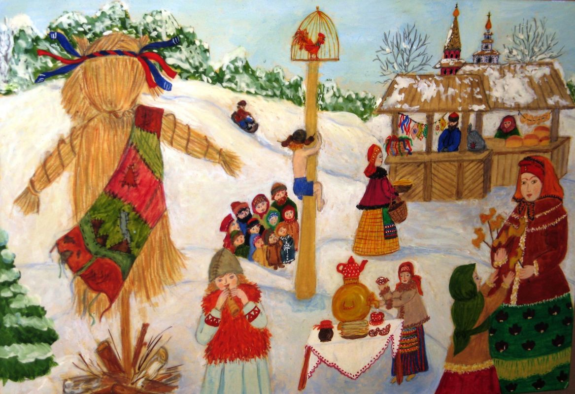 Cómo dibujar Shrovetide? Dibuja unas vacaciones de primavera con los niños