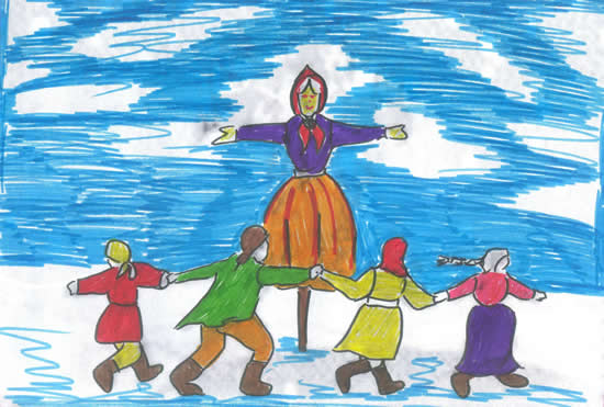 Cómo dibujar Shrovetide? Dibuja unas vacaciones de primavera con los niños