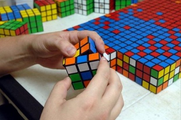 Cómo agregar un cubo de Rubik; recoger el cubo de Rubik 3x3, diagramas de montaje