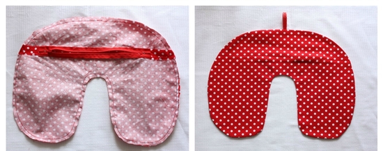 Cómo coser una almohada de viaje debajo del cuello con tus propias manos