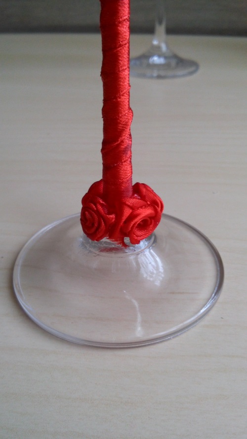 Decoración de vidrios de boda