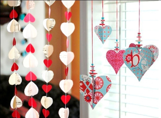 Qué divertido es celebrar el Día de San Valentín. Escenario para escolares