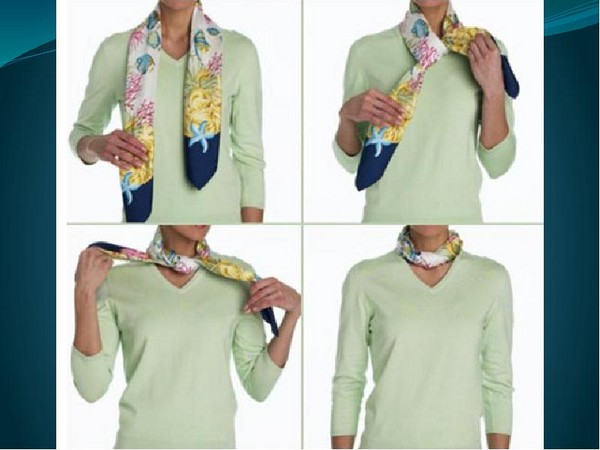 Cómo atar pañuelos al cuello
