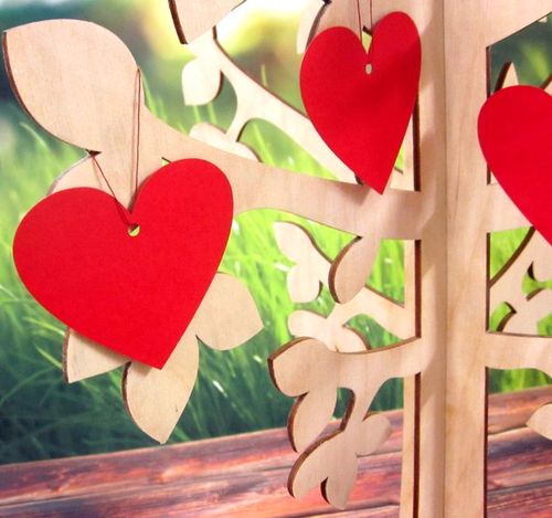 Árbol de deseos para la boda con sus propias manos