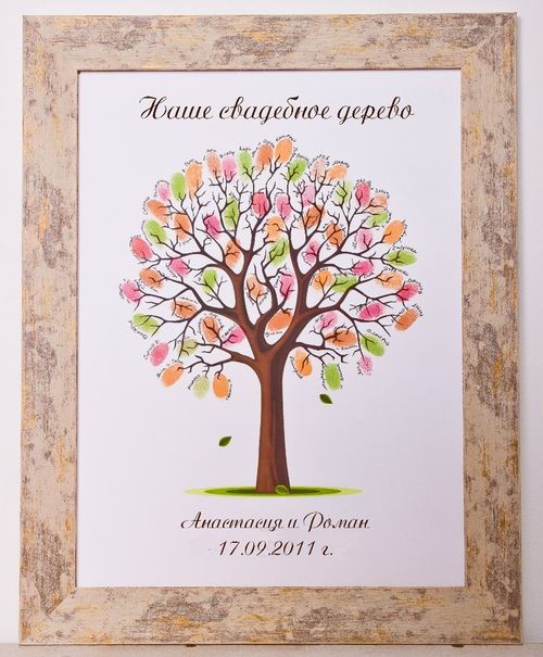 Árbol de deseos para la boda con sus propias manos