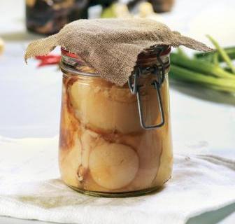 Champiñones enlatados para el invierno