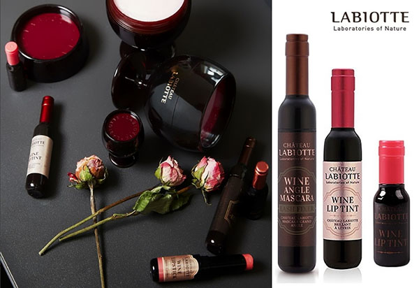 Cosméticos en un vaso: una colección de vinos de maquillaje Chateau Labiotte