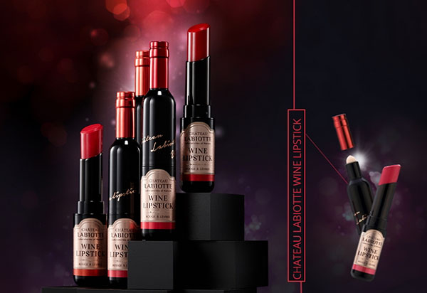 Cosméticos en un vaso: una colección de vinos de maquillaje Chateau Labiotte