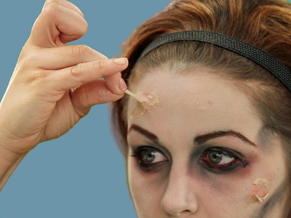 Scary maquillaje para Halloween con tus propias manos para niñas y niñas