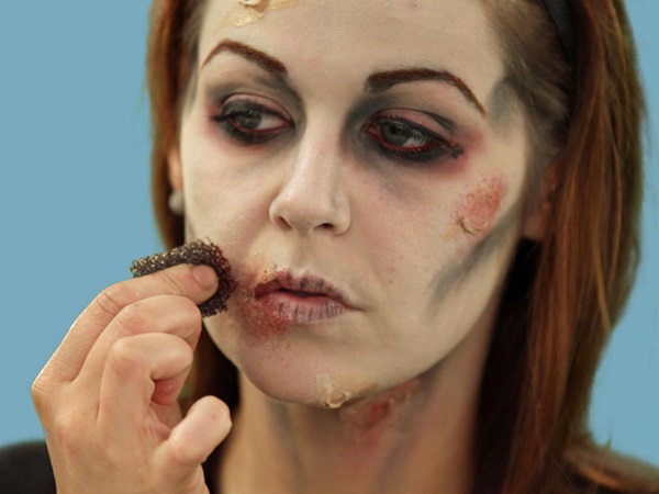 Scary maquillaje para Halloween con tus propias manos para niñas y niñas