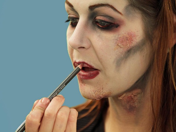 Scary maquillaje para Halloween con tus propias manos para niñas y niñas