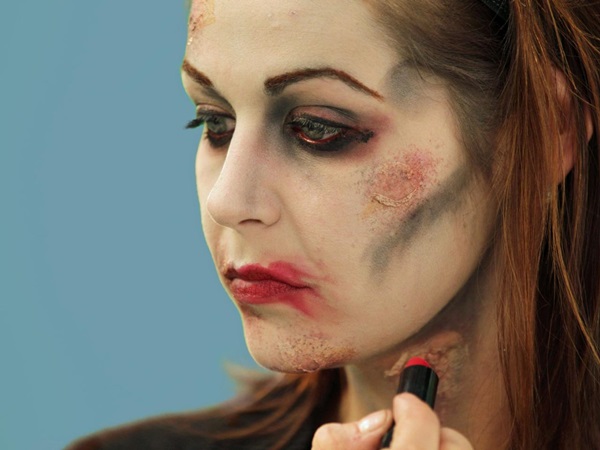 Scary maquillaje para Halloween con tus propias manos para niñas y niñas