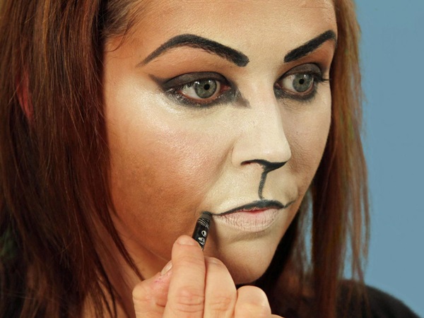 Scary maquillaje para Halloween con tus propias manos para niñas y niñas