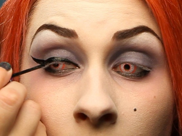 Scary maquillaje para Halloween con tus propias manos para niñas y niñas