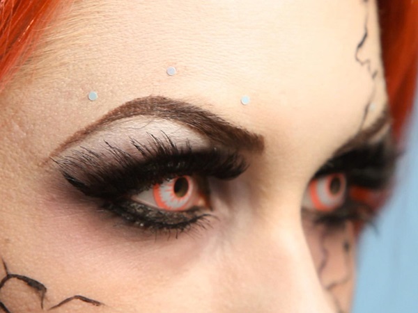 Scary maquillaje para Halloween con tus propias manos para niñas y niñas