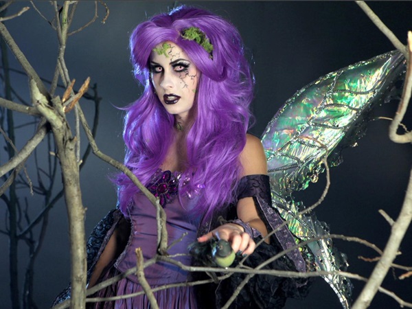 Scary maquillaje para Halloween con tus propias manos para niñas y niñas