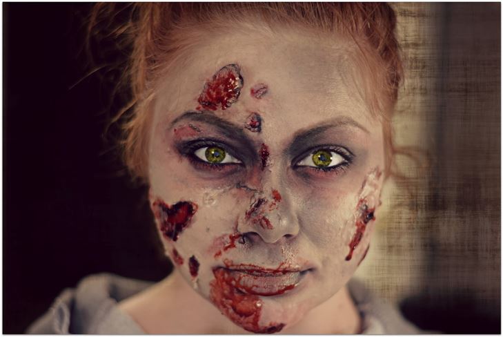 Zombie Makeover para Halloween: foto, video de cómo hacer tus propias manos