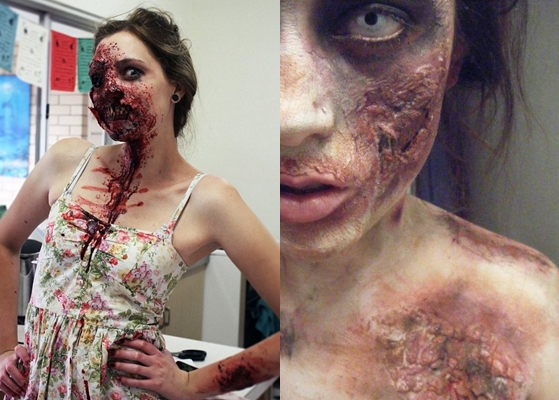 Zombie Makeover para Halloween: foto, video de cómo hacer tus propias manos