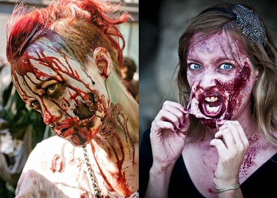 Zombie Makeover para Halloween: foto, video de cómo hacer tus propias manos