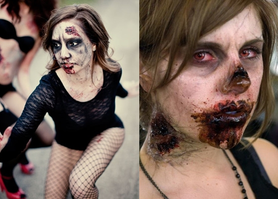 Zombie Makeover para Halloween: foto, video de cómo hacer tus propias manos