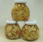 Marinado de champiñones blancos