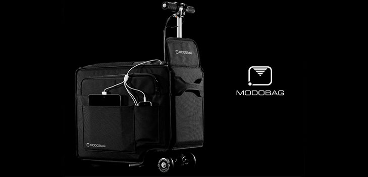 Modobag para viajes vívidos: la primera maleta motorizada